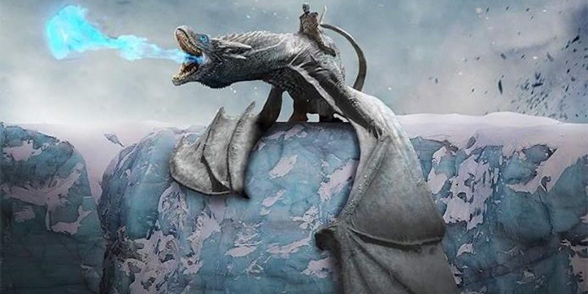 The Night King on a dragon