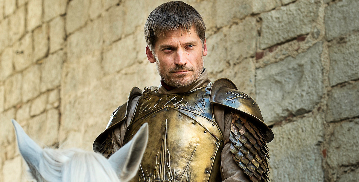 Jaime Lannister on a horse